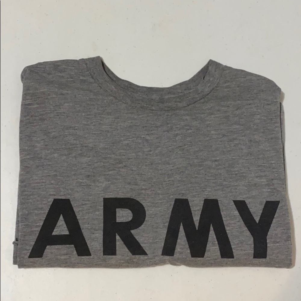 ARMY LOGO CORE T-SHIRT (GREY)